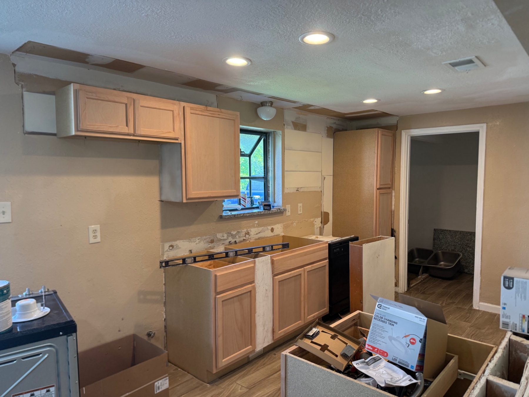 Kitchen before